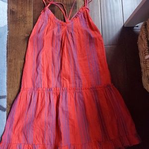 Orange and purple light weight dress size small new with tags by univers…